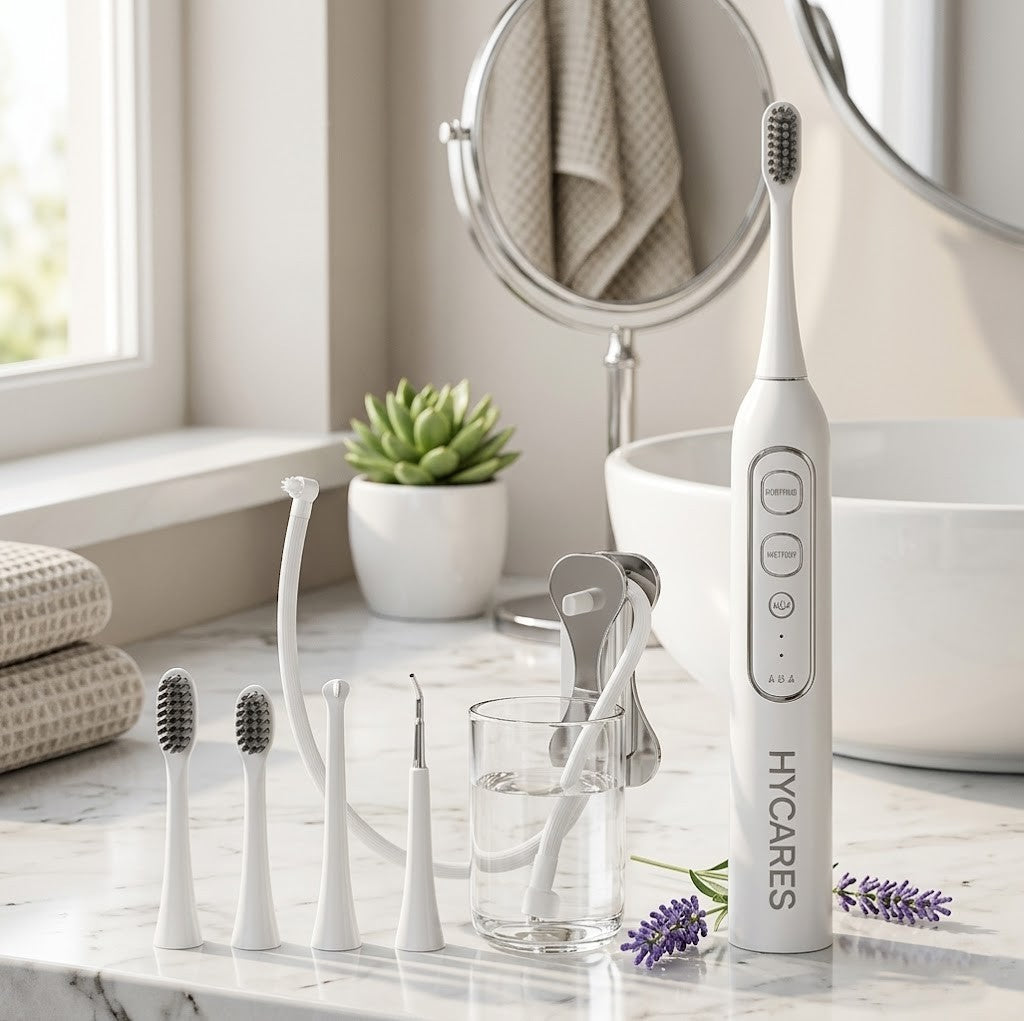 Hycares 2-in-1 Electric toothbrush